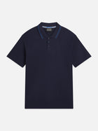 Structured Relaxed Fit Polo - Sky Captain