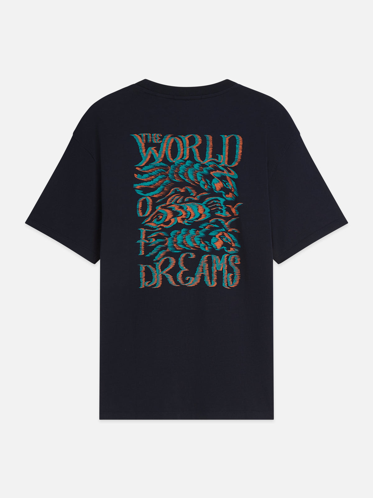Front And Back Artwork Relaxed-Fit T-Shirt - Sky Captain