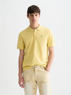 Seasonal Core Pique Chest Logo Polo - Raffia