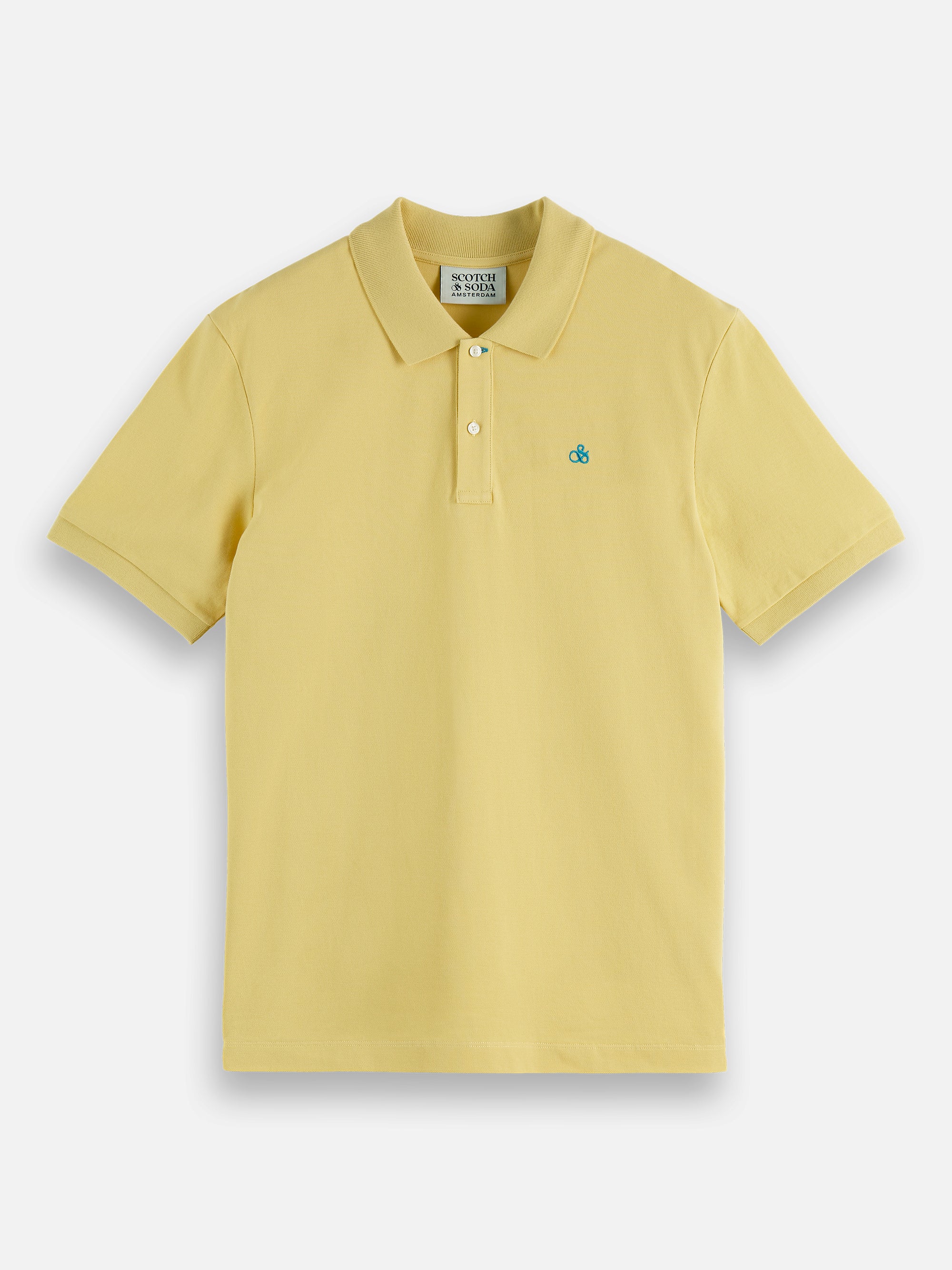 Seasonal Core Pique Chest Logo Polo - Raffia
