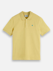 Seasonal Core Pique Chest Logo Polo - Raffia