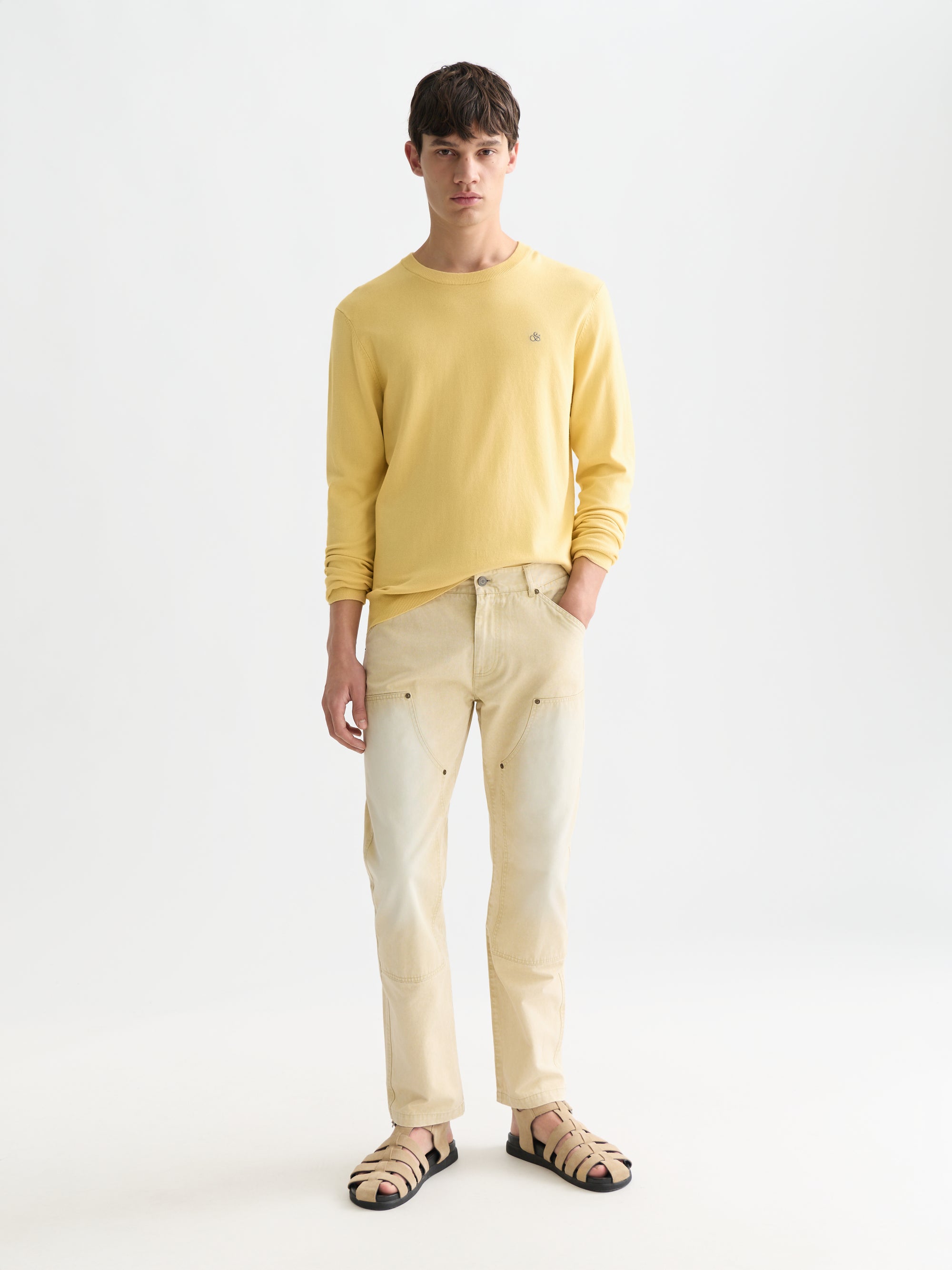 Seasonal Core Ecovero Regular Fit Pullover - Raffia