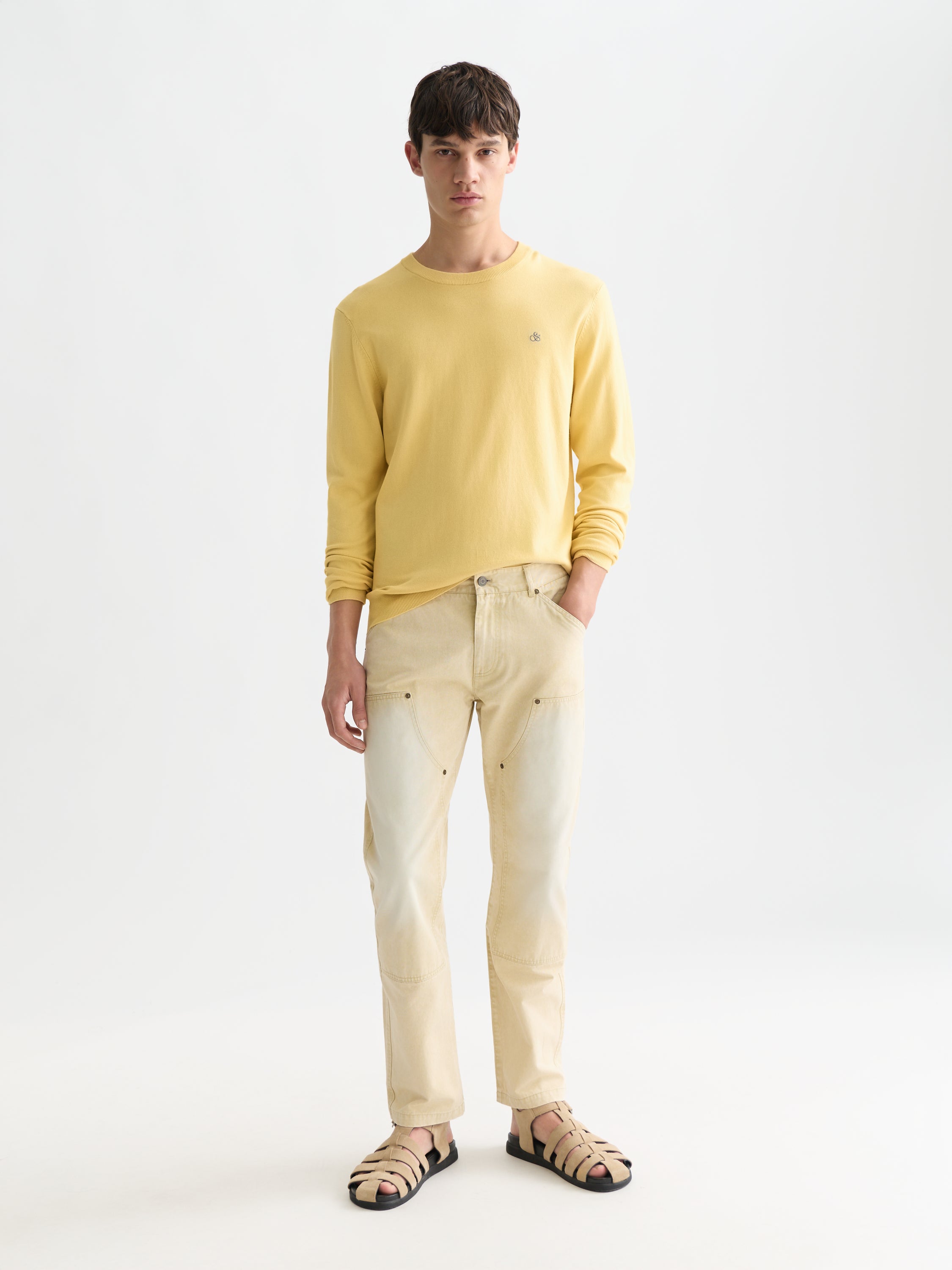 Seasonal Core Ecovero Regular Fit Pullover - Raffia
