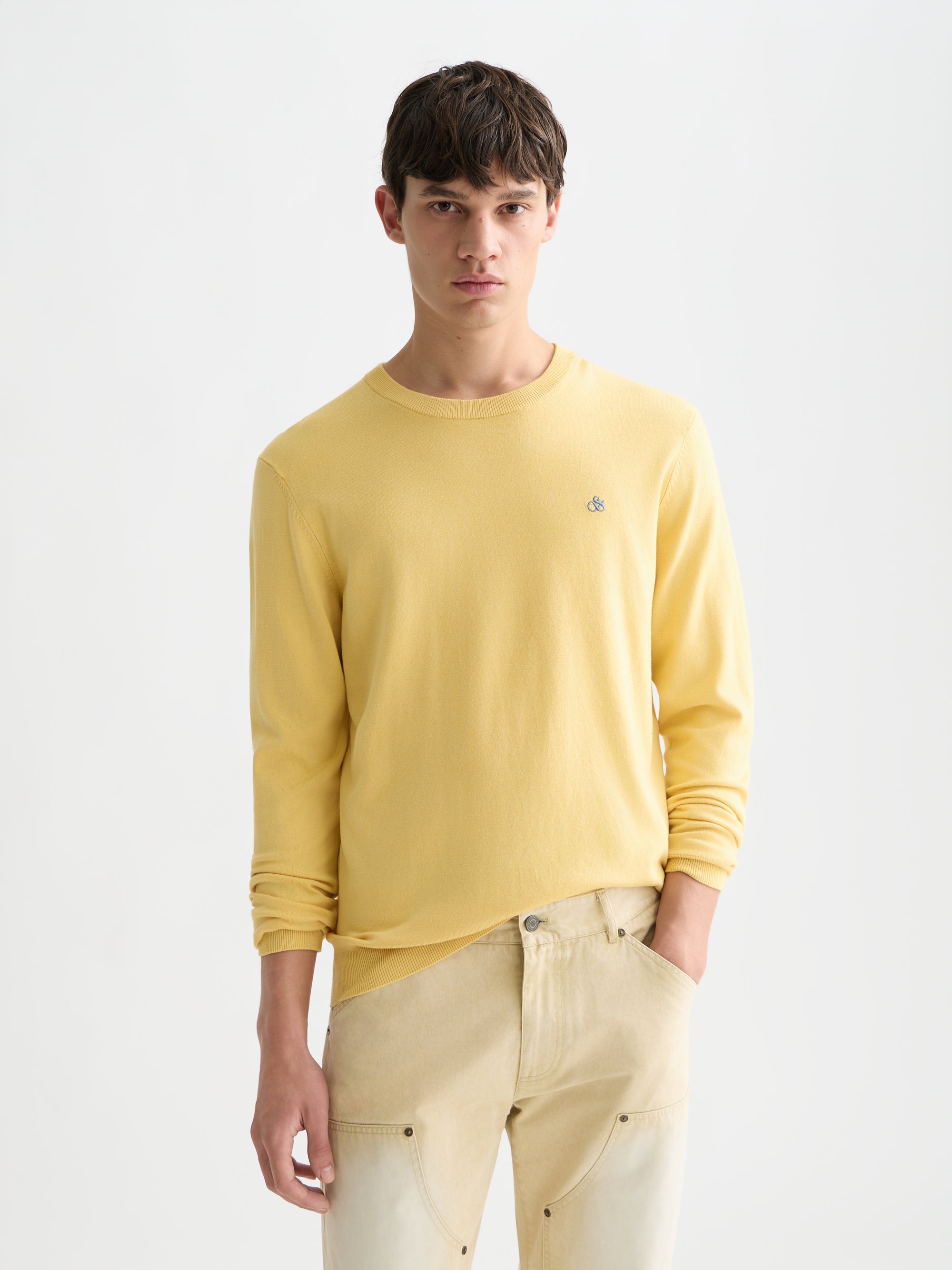 Seasonal Core Ecovero Regular Fit Pullover - Raffia