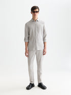 Chemise en lin coupe classique Seasonal Core - Drizzle