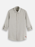 Chemise en lin coupe classique Seasonal Core - Drizzle