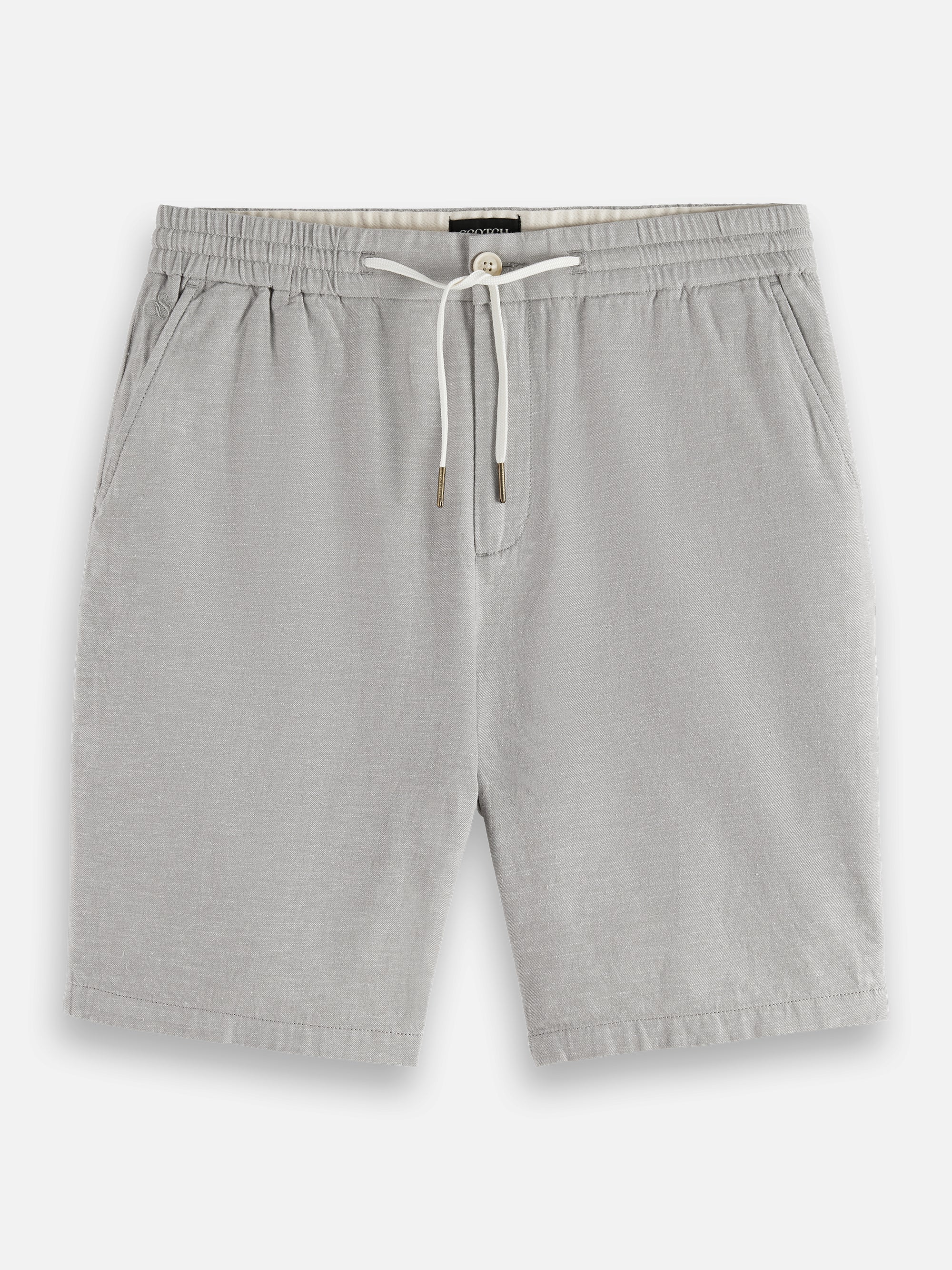 Seasonal Core Fave Cotton Linen Regular Fit Chino Shorts - Grey