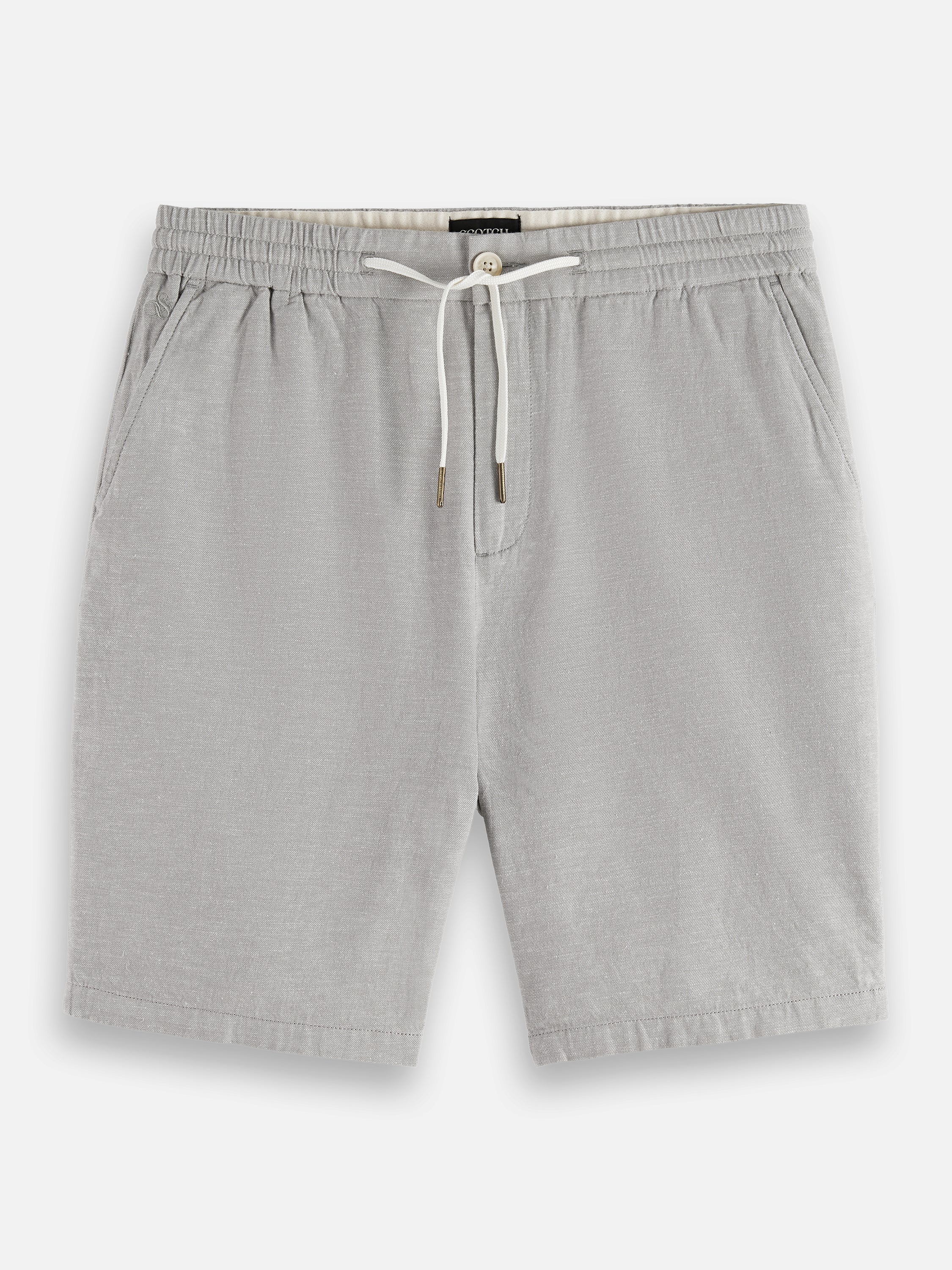 Seasonal Core Fave Cotton Linen Regular Fit Chino Shorts - Grey