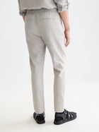 Pantalon de jogging Seasonal Core Warren en sergé de coton et lin - Gris