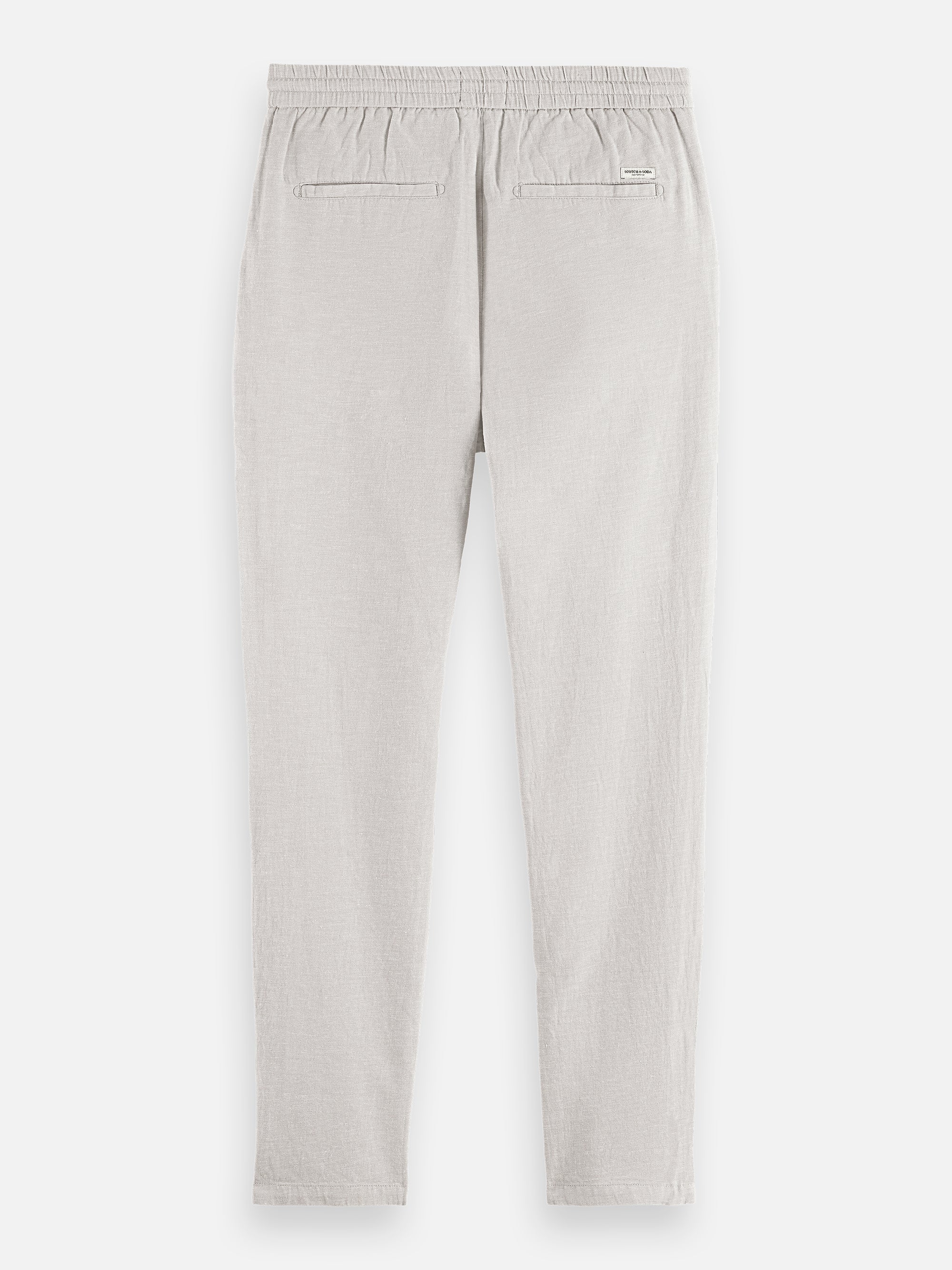 Pantalon de jogging Seasonal Core Warren en sergé de coton et lin - Gris