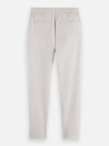 Pantalon de jogging Seasonal Core Warren en sergé de coton et lin - Gris