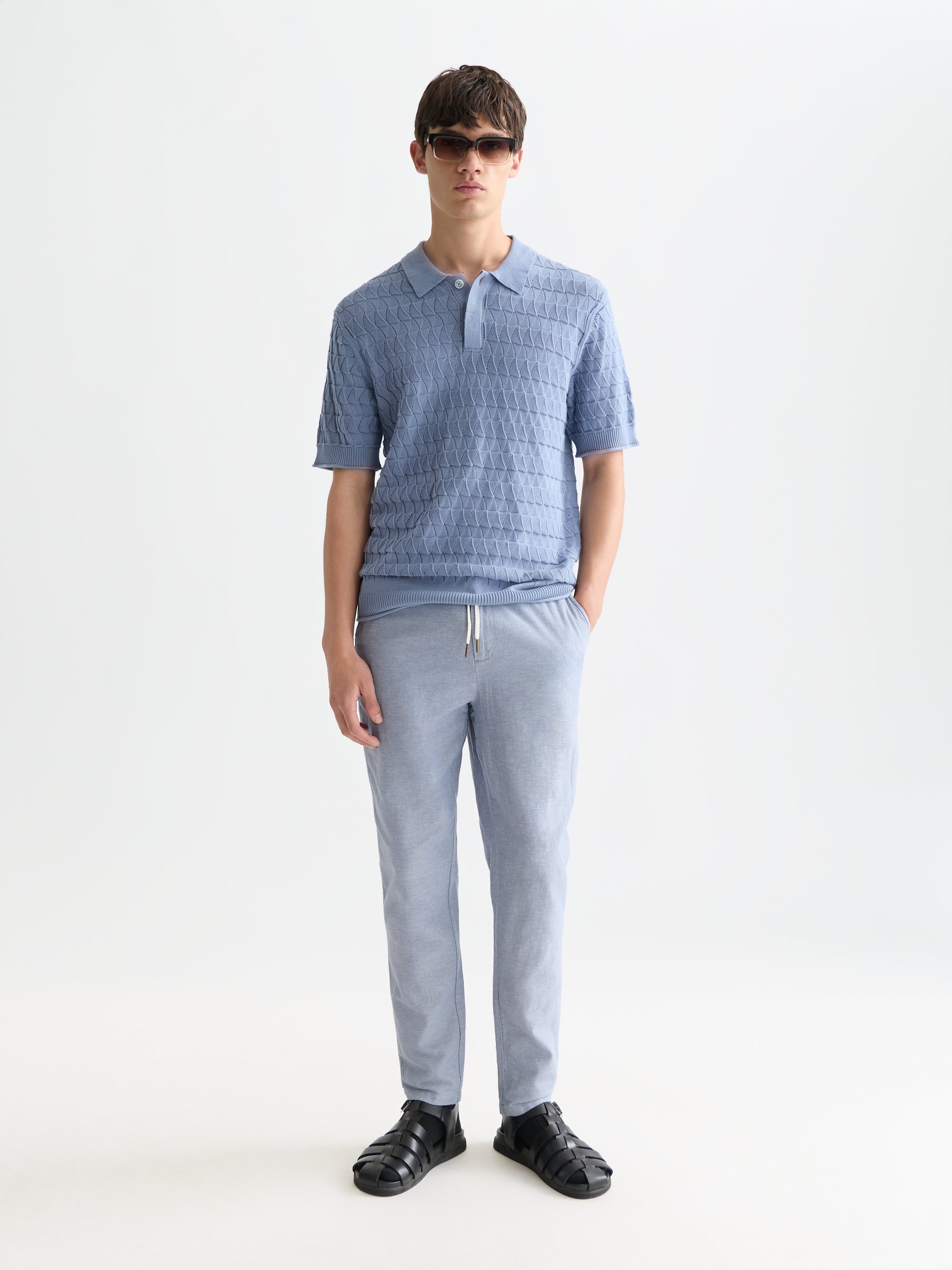 Seasonal Core Warren Cottonlinen Twill Jogger - Infinity