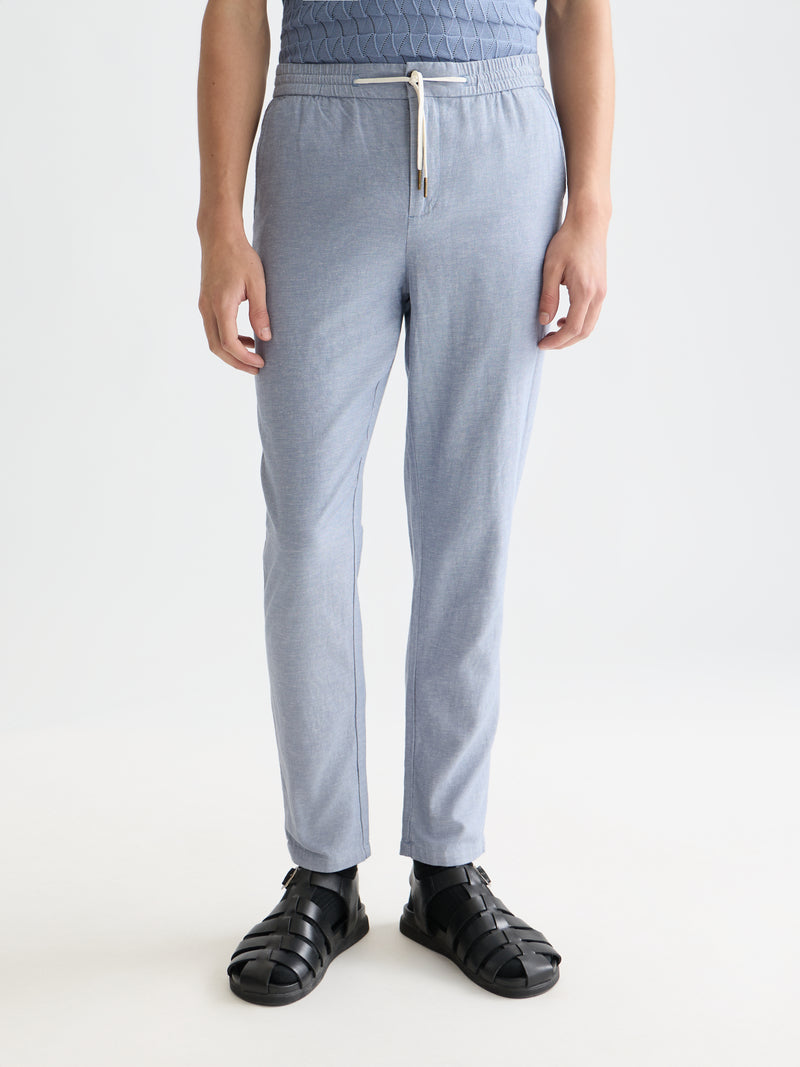 Seasonal Core Warren Cottonlinen Twill Jogger - Infinity