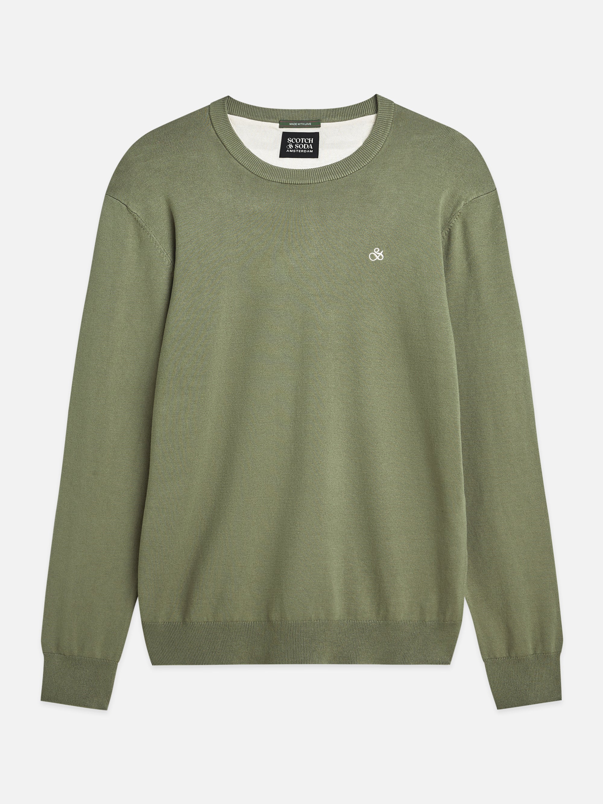 Seasonal Core Ecovero Regular Fit Pullover - Oil Green