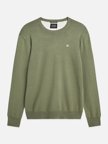 Seasonal Core Ecovero Regular Fit Pullover - Oil Green