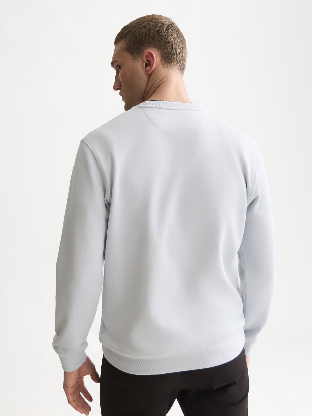 Seasonal Core Logo Badge Regular-Fit Sweatshirt - Grey Dawn