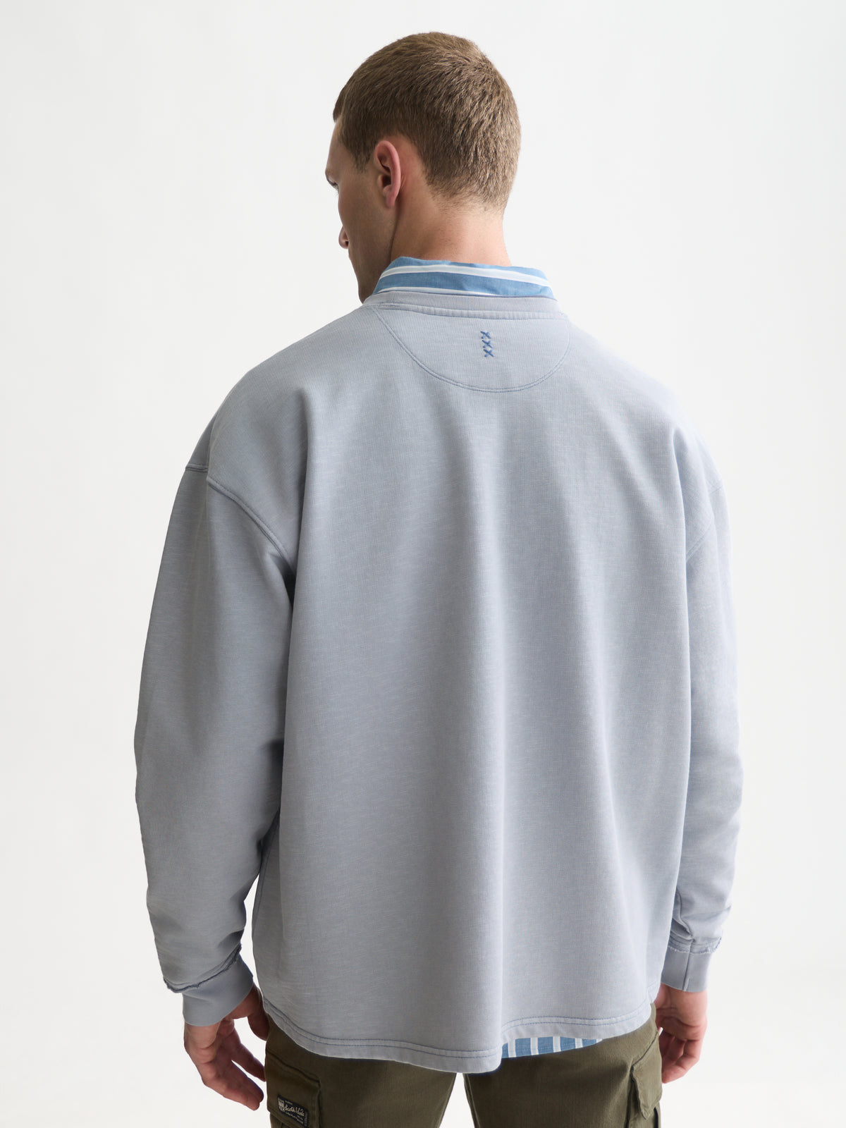 3 Crosses Program Loose-Fit Sweatshirt - Trade Winds-2