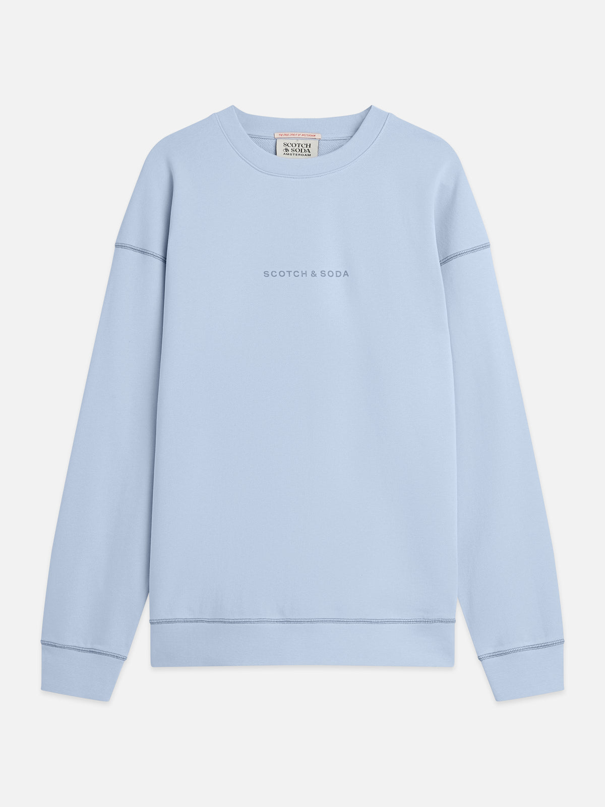 Seasonal Core Front Chest Artwork Relaxed-Fit Sweatshirt - Grey Dawn