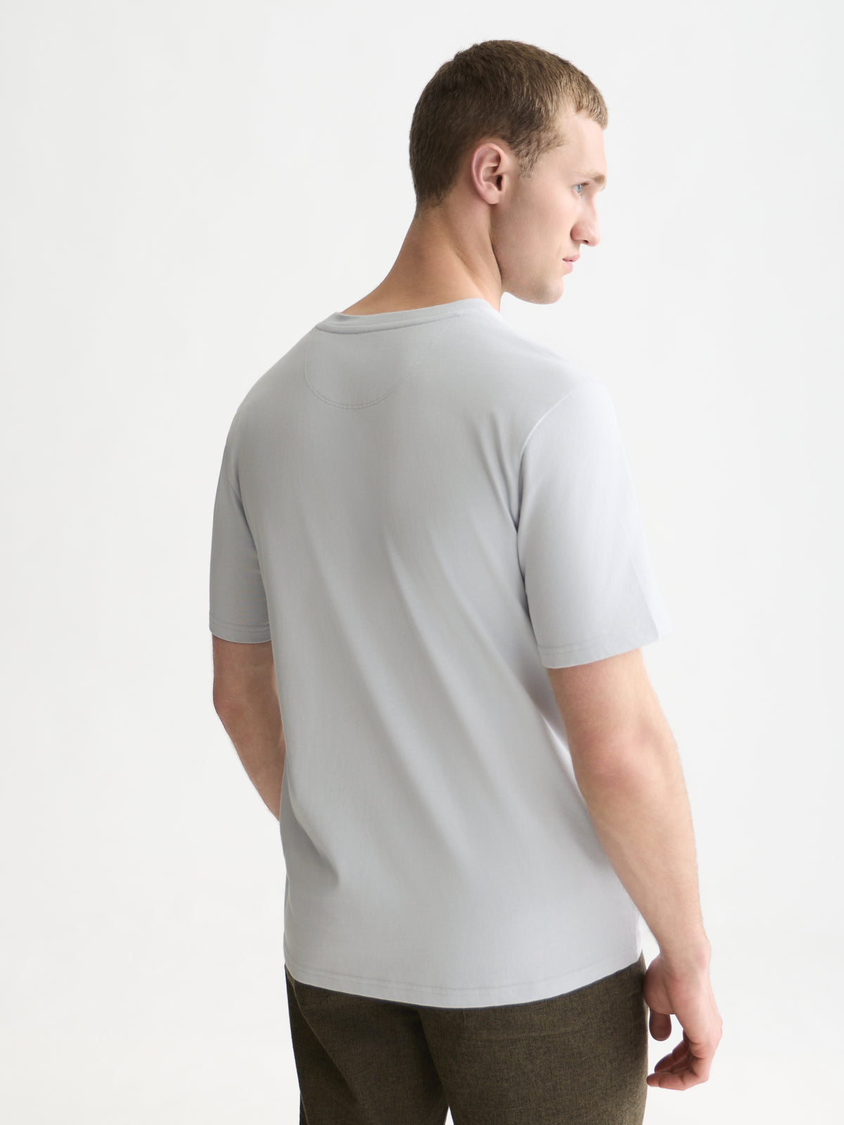 Seasonal Core Chest Logo Regular-Fit T-Shirt - Grey Dawn
