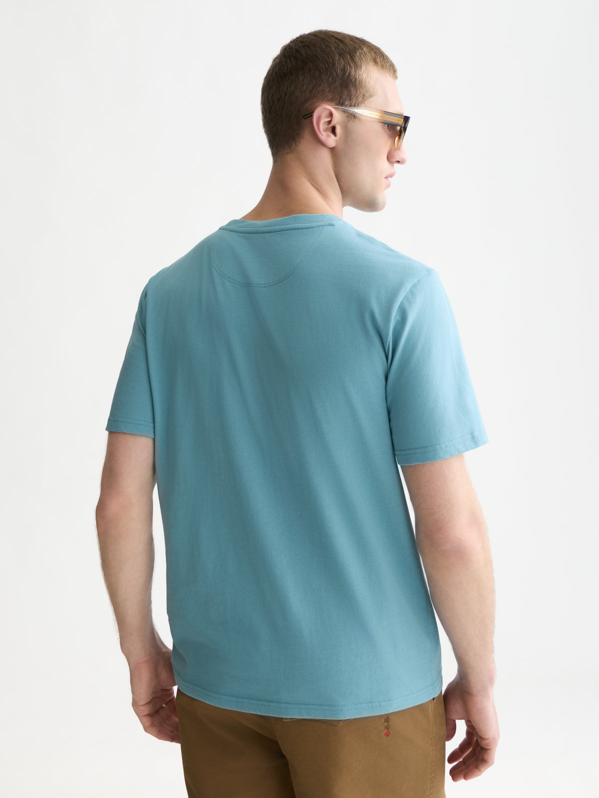 Seasonal Core Chest Logo Regular-Fit T-Shirt - Adriatic Blue-2