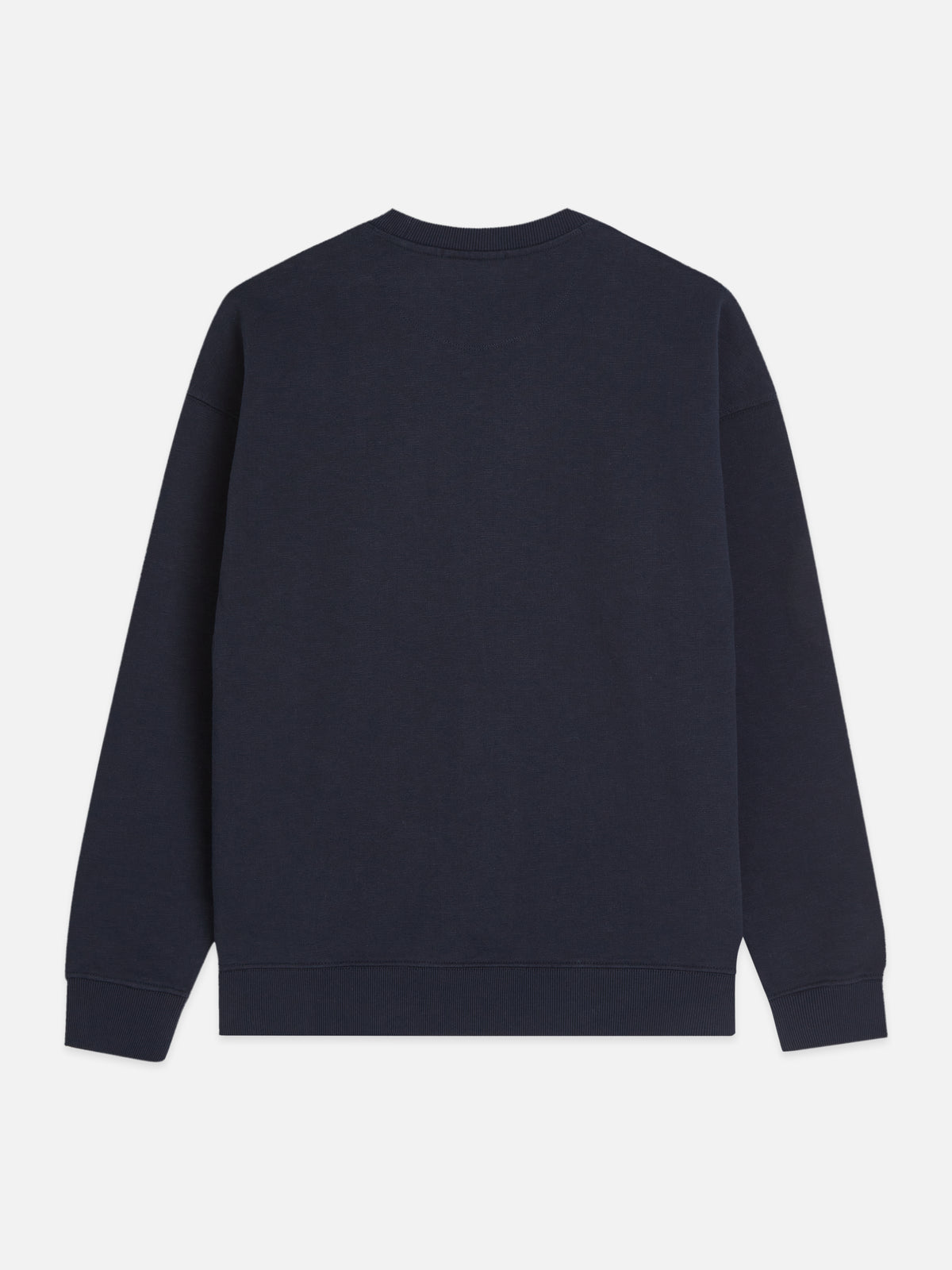 Front Embroidered Artwork Relaxed Fit Sweatshirt - Sky Captain-6