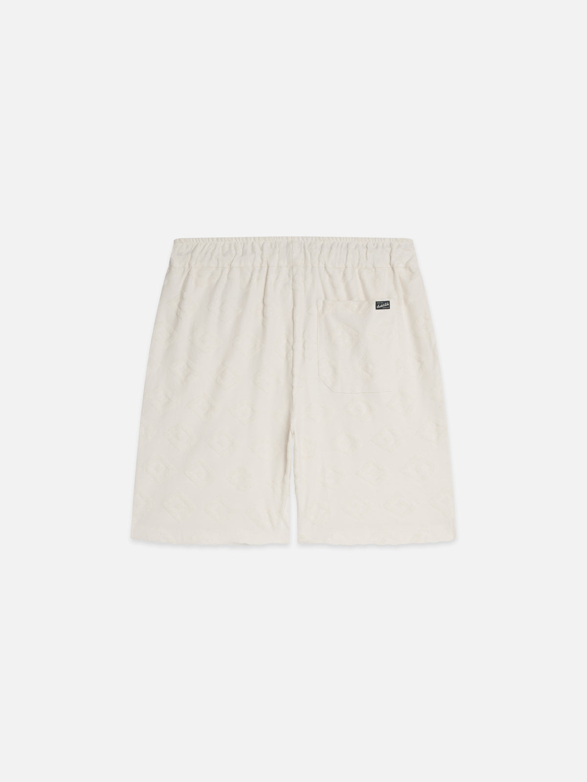 Fave Jacquard Terry Relaxed-Fit Bermuda - Eggnog