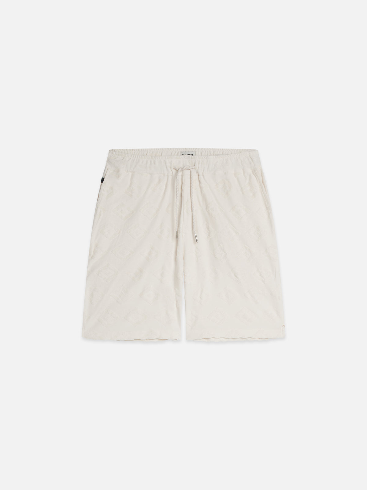 Fave Jacquard Terry Relaxed-Fit Bermuda - Eggnog