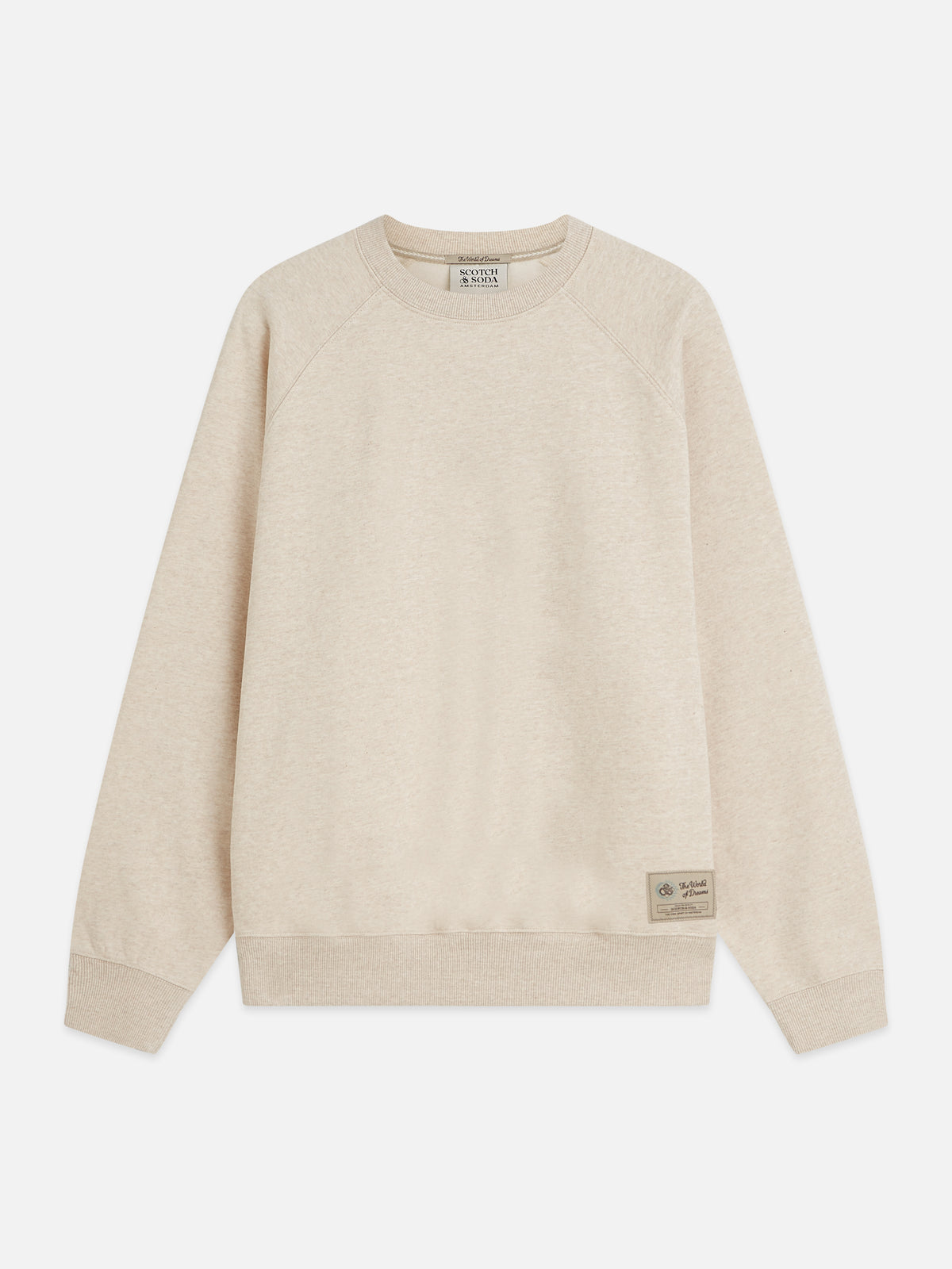 Melange Loose-Fit Sweatshirt - Oatmeal Melange