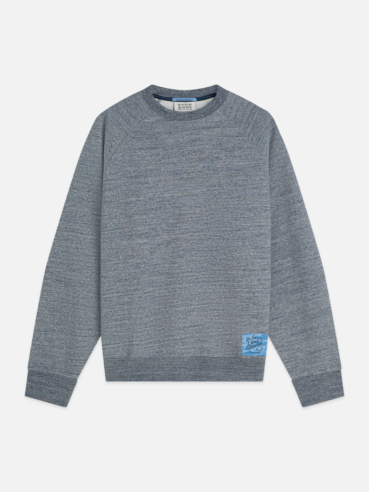 Melange Loose-Fit Sweatshirt - Sky Captain Melange