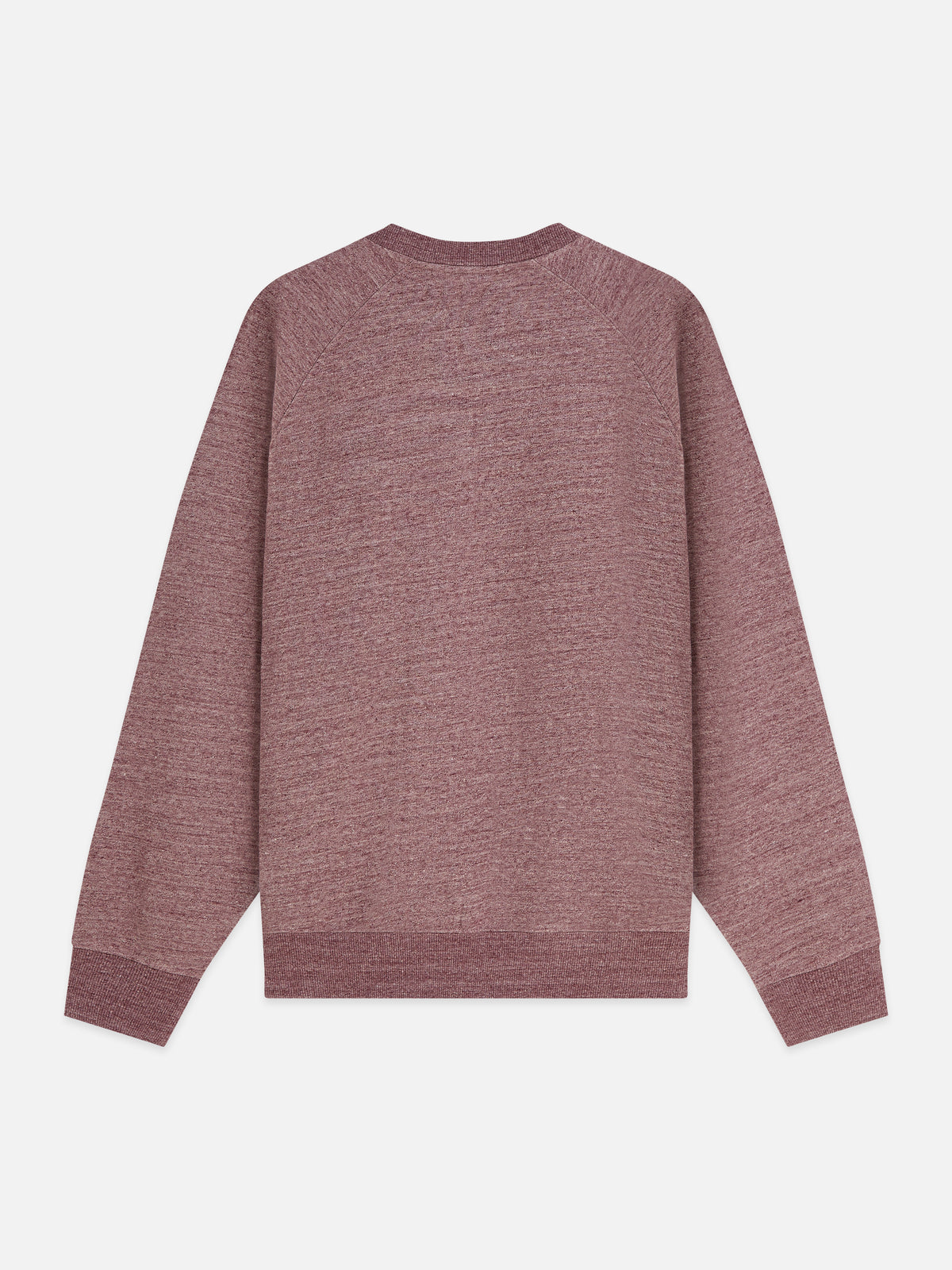 Melange Loose-Fit Sweatshirt - New Maroon Melange