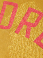 Front Artwork Washed Regular Fit Hoodie - Gold Flake