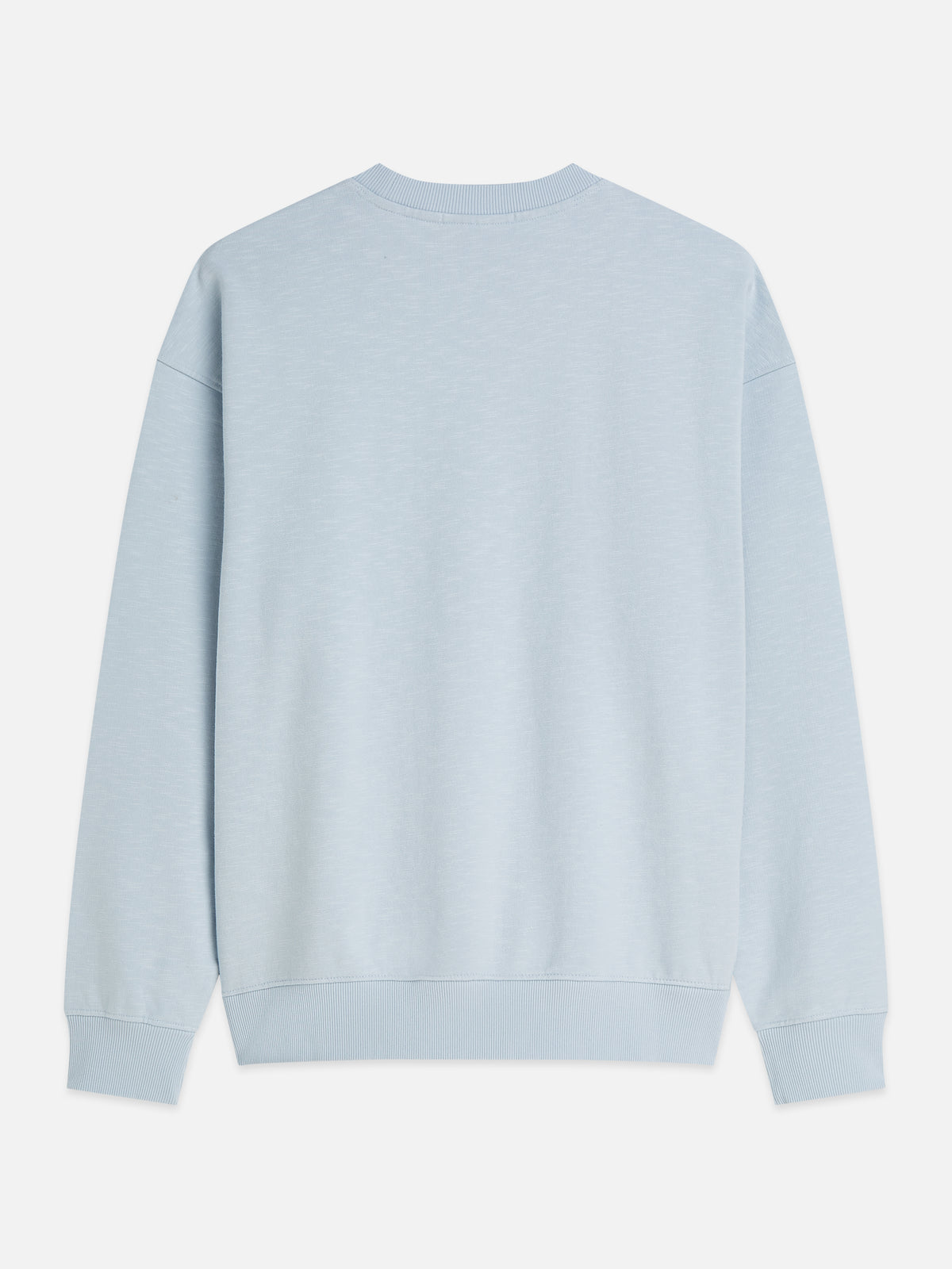 Front Embroidered Artwork Relaxed-Fit Sweatshirt - Grey Dawn