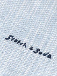 Structured Linen Blend Regular Fit Shirt - Windsurfer