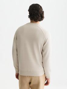 Melange Regular Fit Sweatshirt - Offwhite Melange