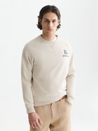 Melange Regular Fit Sweatshirt - Offwhite Melange