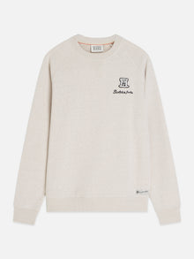 Melange Regular Fit Sweatshirt - Offwhite Melange