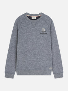 Melange Regular Fit Sweatshirt - Sky Captain Melange