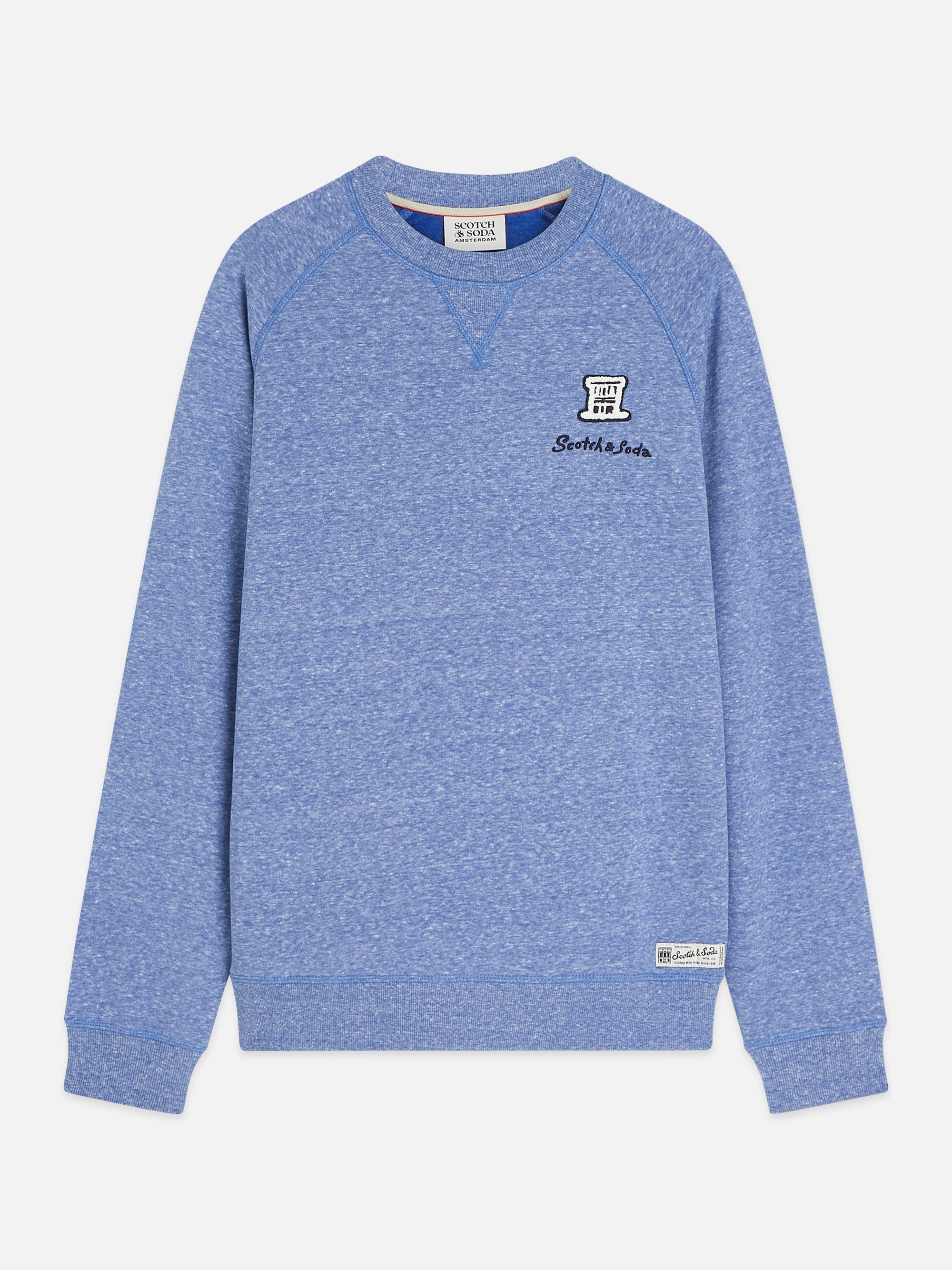 Melange Regular Fit Sweatshirt - Ensign Blue Melange