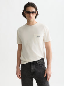 Garment-Dye Relaxed Fit T-Shirt - Eggnog