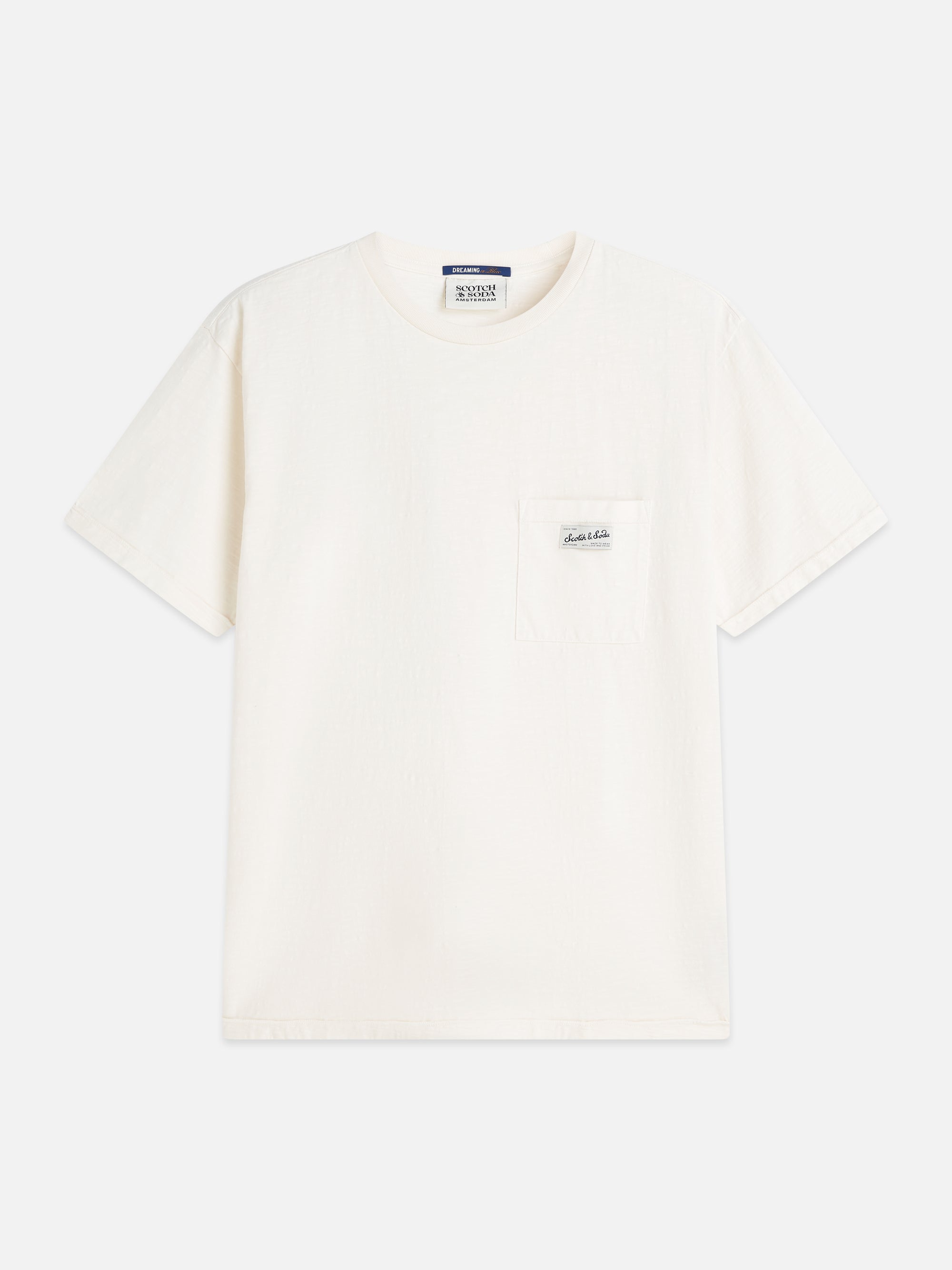 Garment-Dye Relaxed Fit T-Shirt - Eggnog