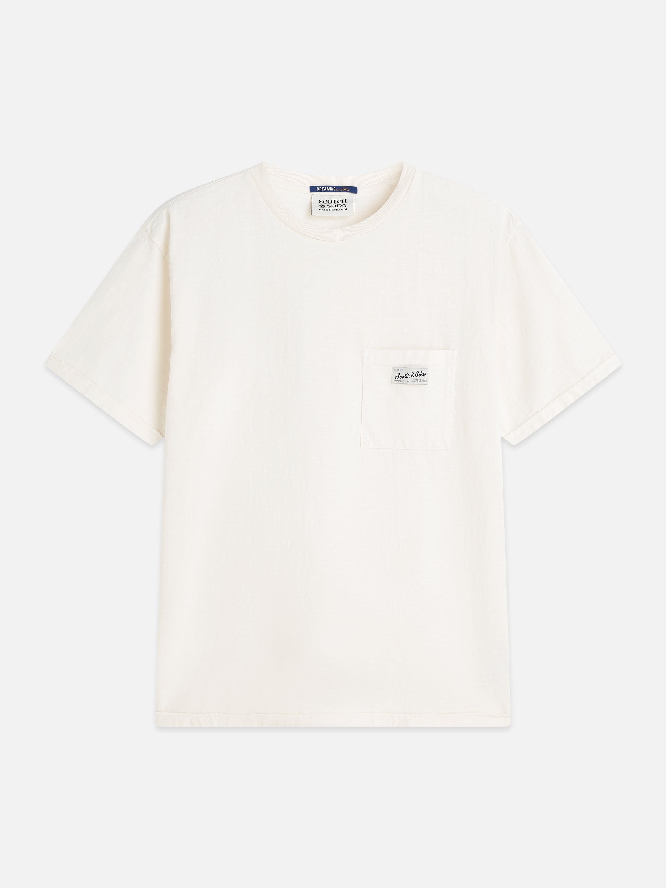 Garment-Dye Relaxed Fit T-Shirt - Eggnog