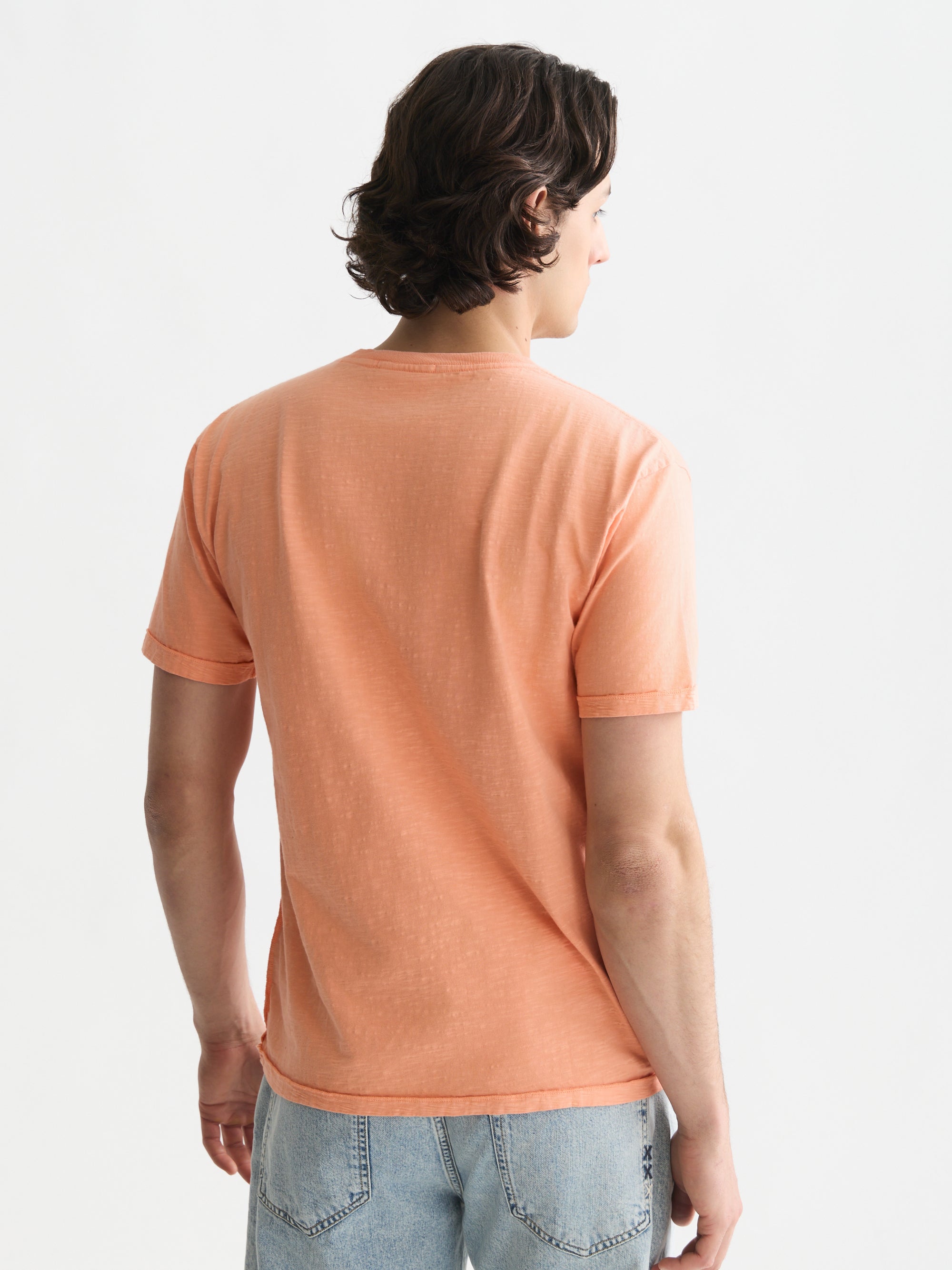 Garment-Dye Relaxed Fit T-Shirt - Shrimp