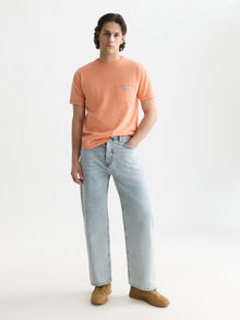 Garment-Dye Relaxed Fit T-Shirt - Shrimp
