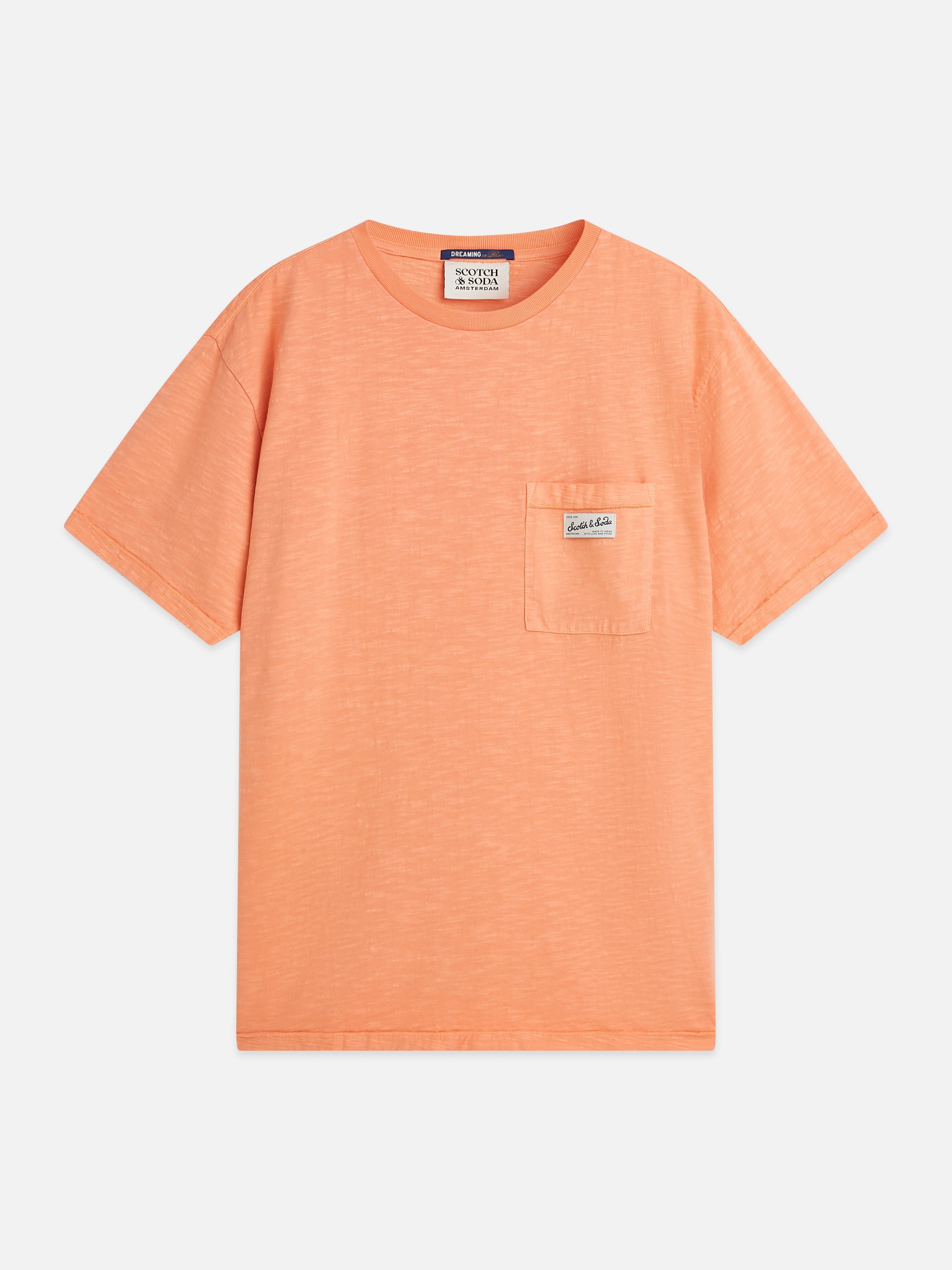 Garment-Dye Relaxed Fit T-Shirt - Shrimp