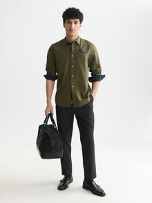 Finch Tailored Yarn-Dyed Technical Jersey Jogger - Forest Night