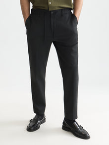 Finch Tailored Yarn-Dyed Technical Jersey Jogger - Forest Night