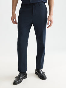 Finch Tailored Yarn-Dyed Technical Jersey Jogger - Blue