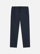 Finch Tailored Yarn-Dyed Technical Jersey Jogger - Blue