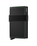 Bandwallet - Matte Black-Green - Front