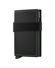 Bandwallet - Matte Black-Green - Front